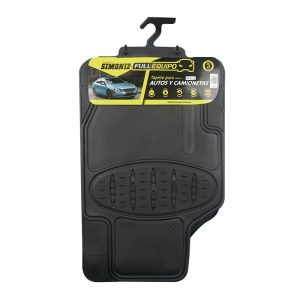 Tapete PVC SIMONIZ Full Equipo Universal Negro 3Pz