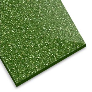 Metacrilato glitter verde